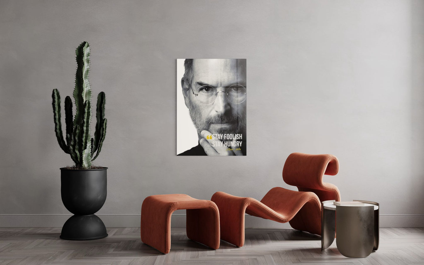 Vivantes Tempered Glass Wall Art - Steve Jobs