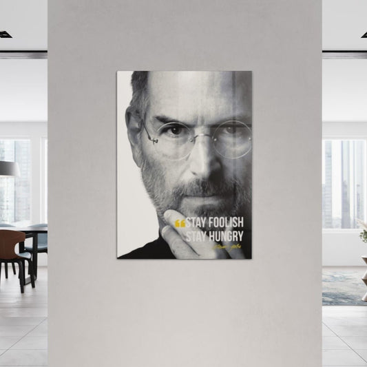 Vivantes Tempered Glass Wall Art - Steve Jobs