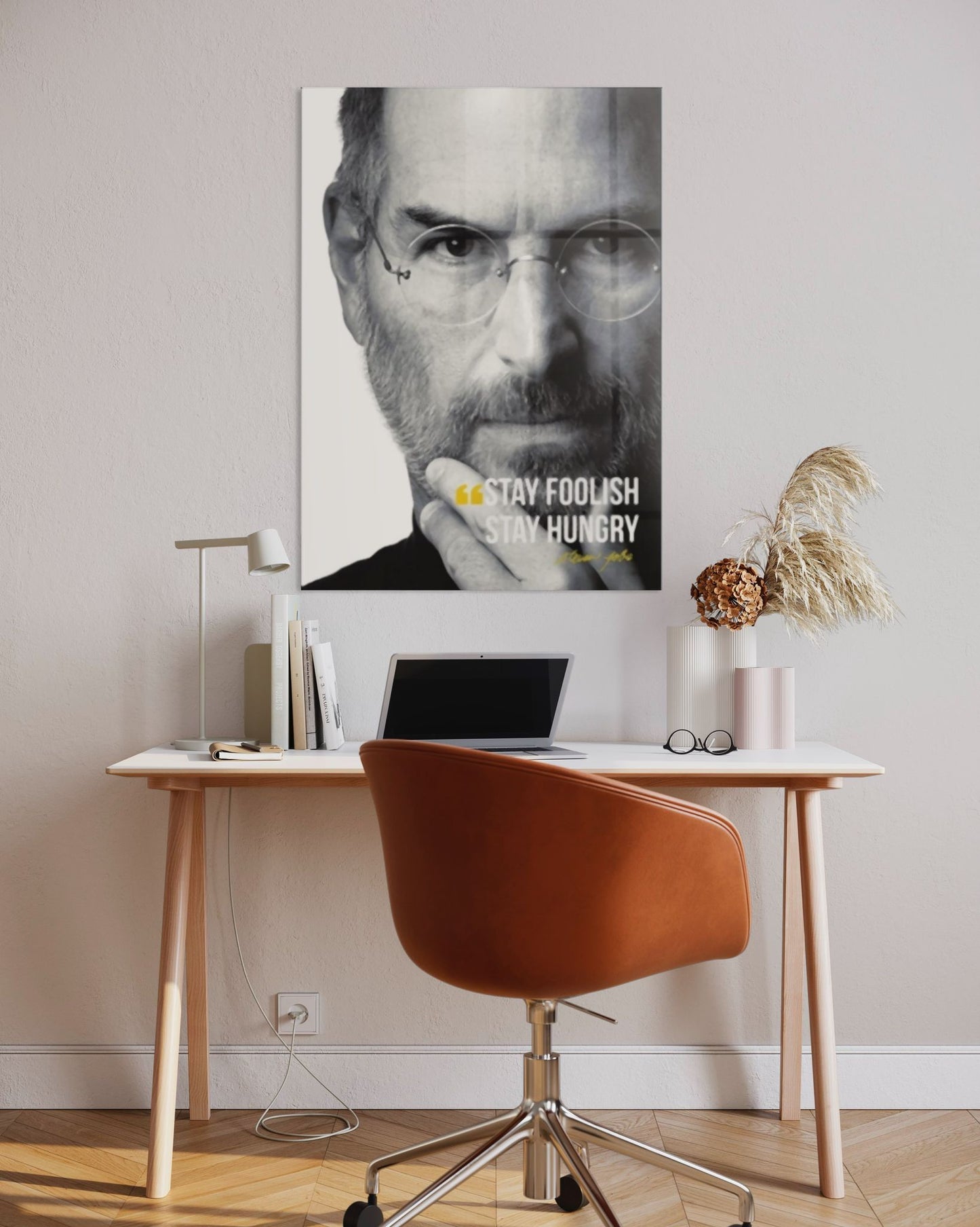 Vivantes Tempered Glass Wall Art - Steve Jobs