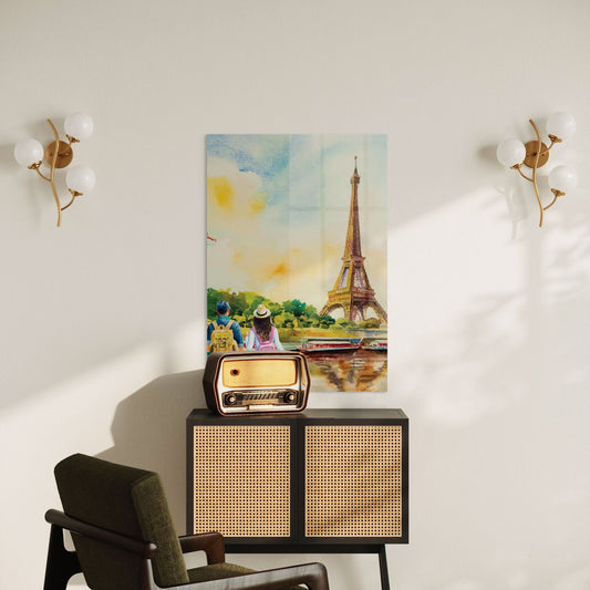 Vivantes Tempered Glass Wall Art - Paris Paris