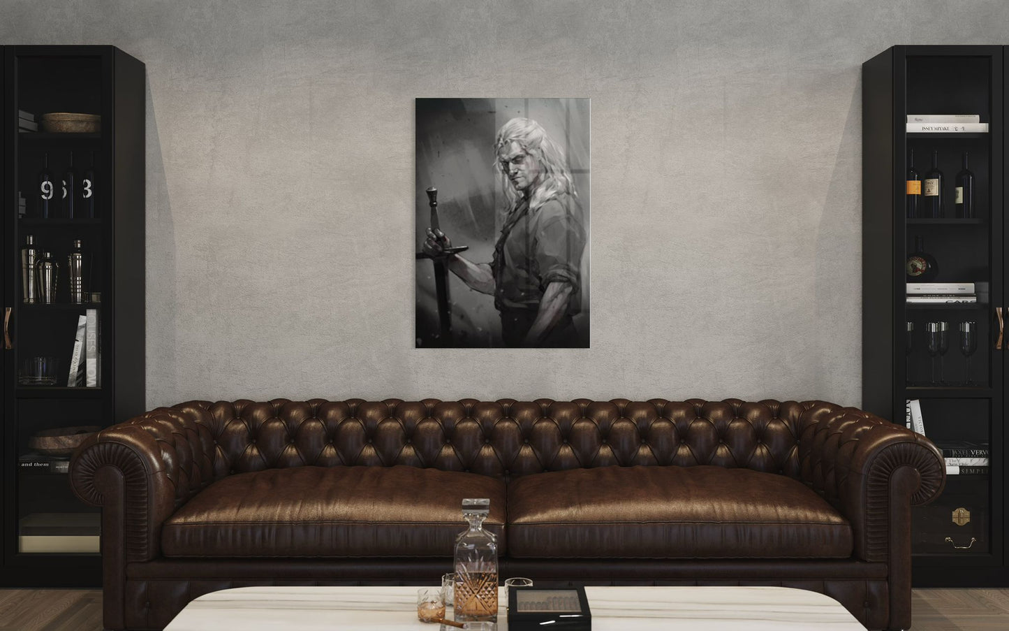 Vivantes Tempered Glass Wall Art - The Witcher