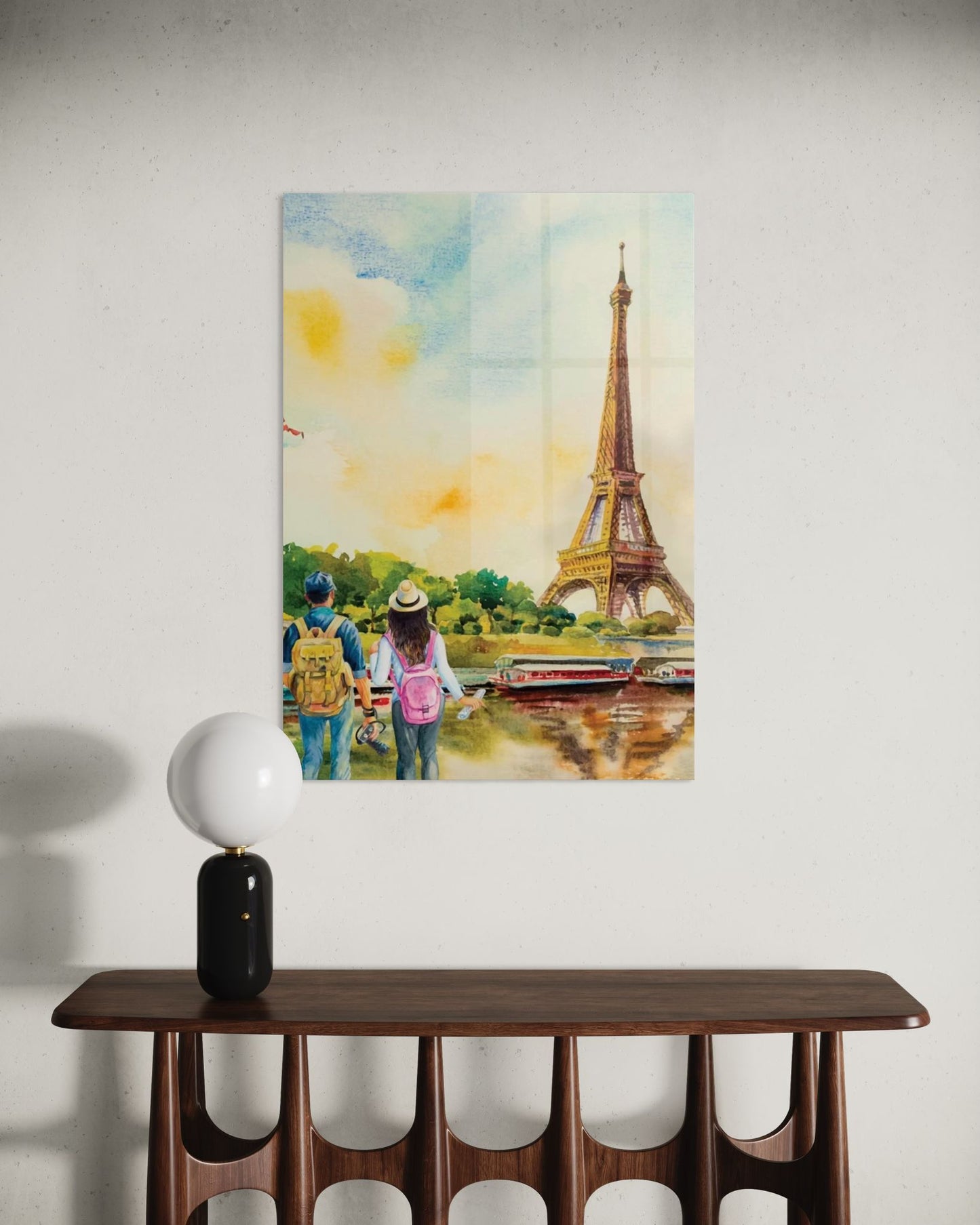 Vivantes Tempered Glass Wall Art - Paris Paris