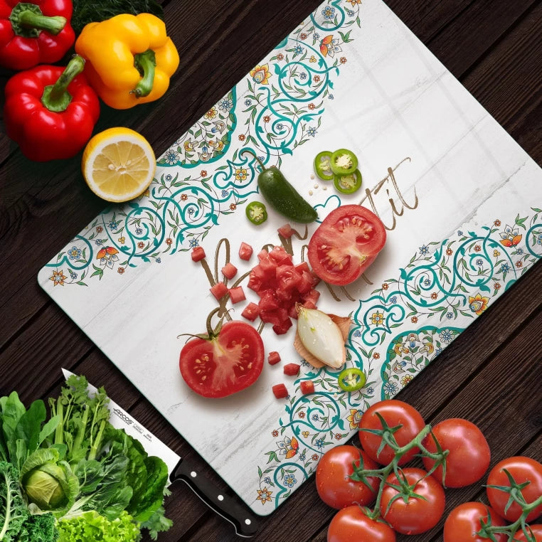 Tempered Glass Cutting Board - Bon Apetit