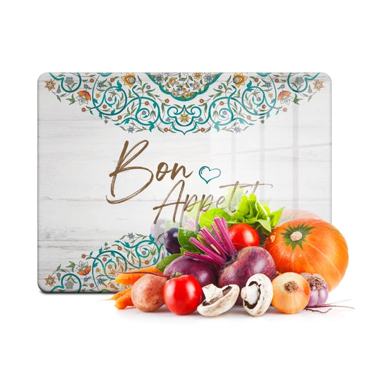 Tempered Glass Cutting Board - Bon Apetit