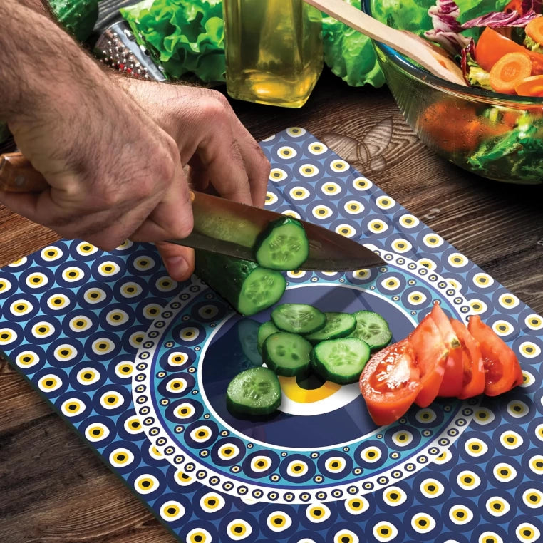 Tempered Glass Cutting Board - Evileyes