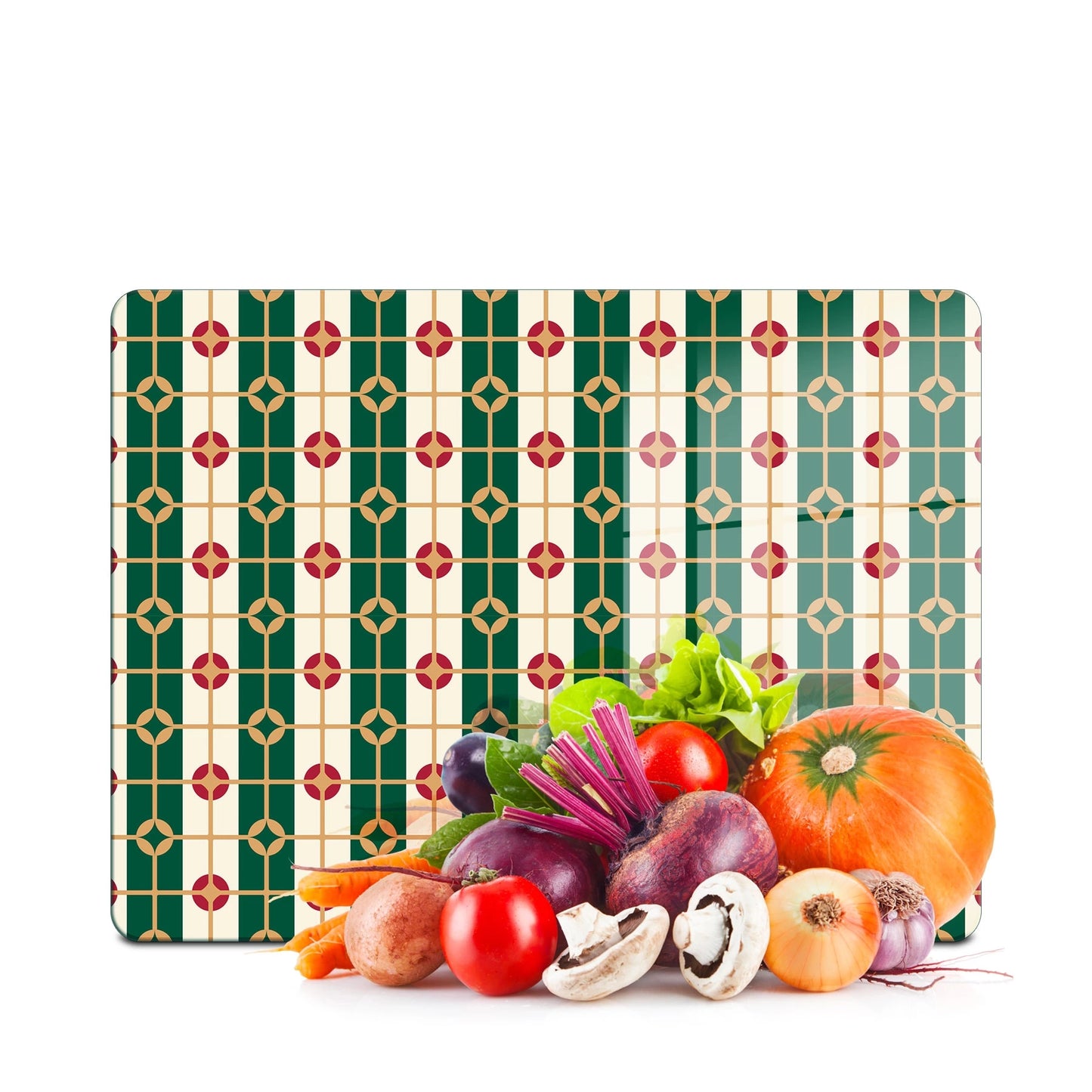 Tempered Glass Cutting Board -  Christmas 3