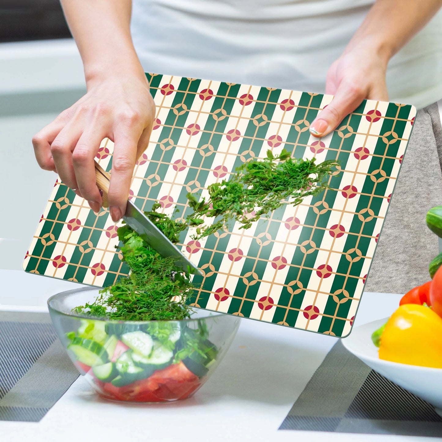 Tempered Glass Cutting Board -  Christmas 3