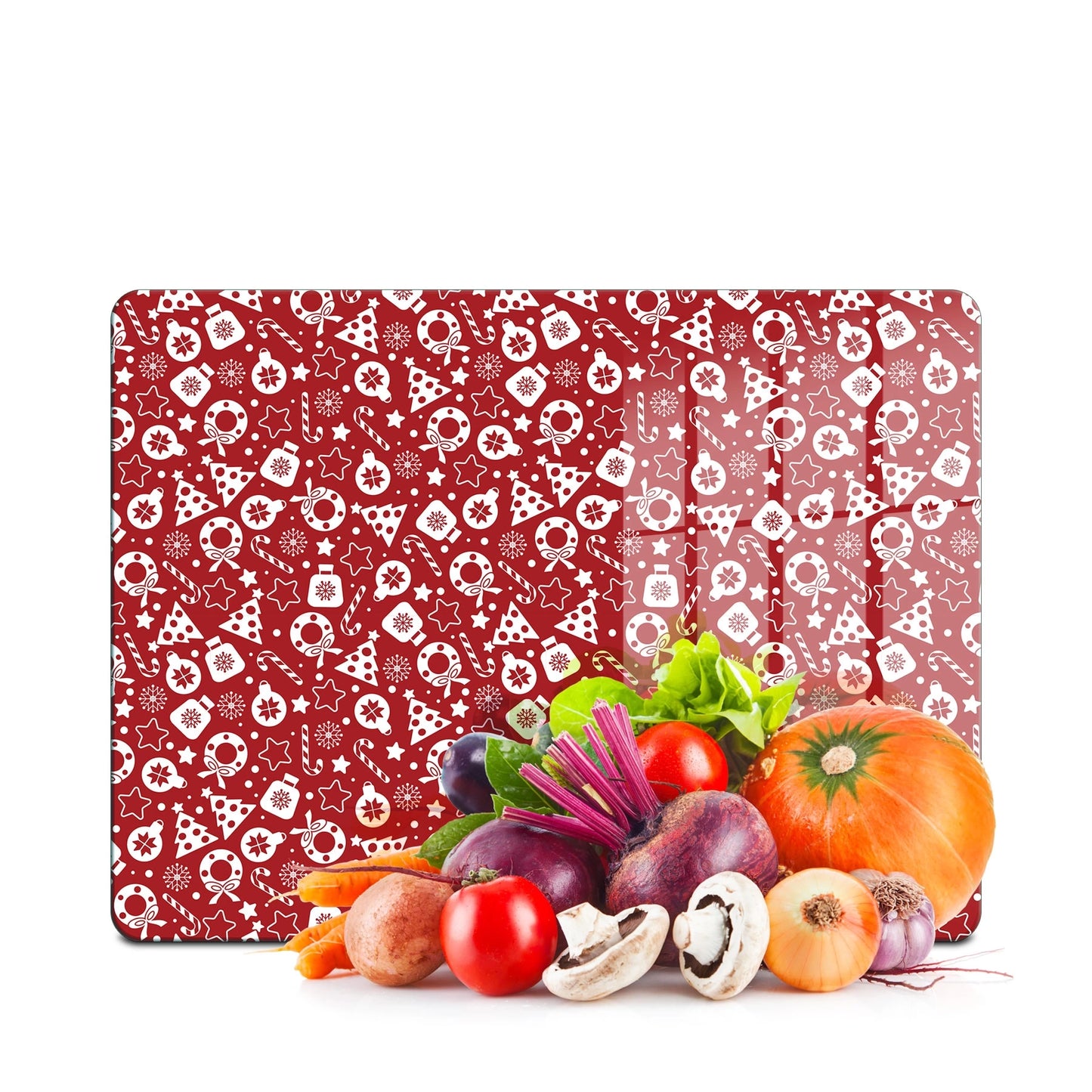 Tempered Glass Cutting Board -  Christmas 4