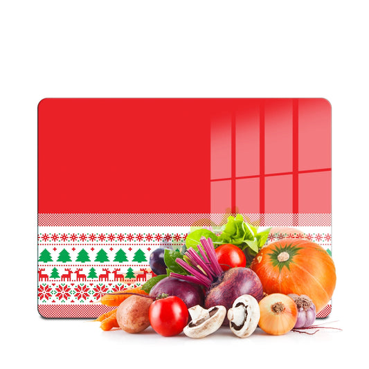 Tempered Glass Cutting Board -  Christmas 5