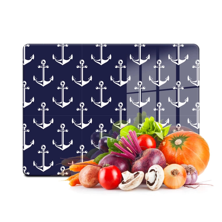 Tempered Glass Cutting Board - Marines