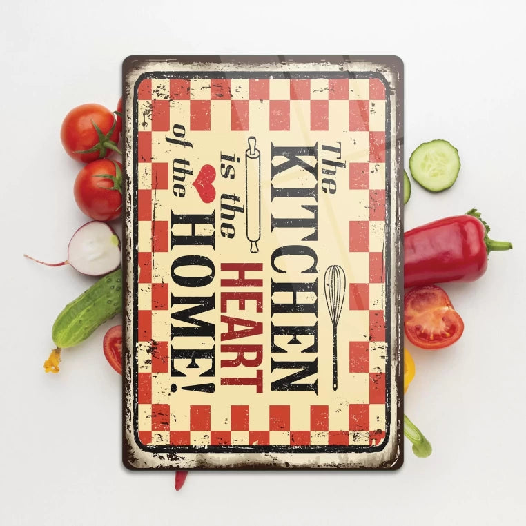 Tempered Glass Cutting Board - Kitchen is the Heart