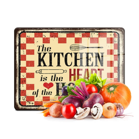 Tempered Glass Cutting Board - Kitchen is the Heart