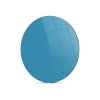 Tempered 12 inch Round Glass Cutting Board - Blue