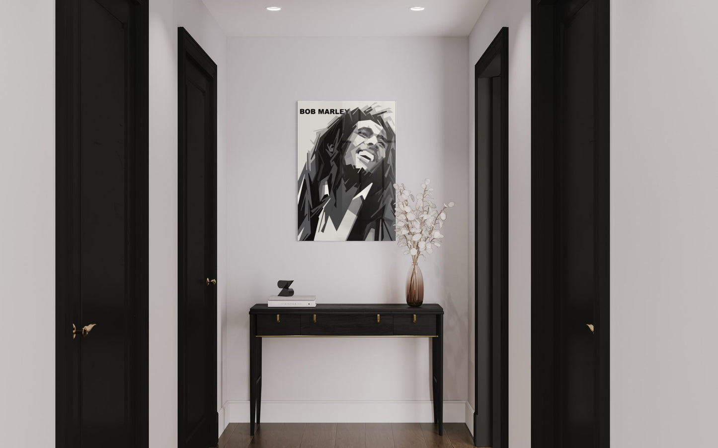 Vivantes Tempered Glass Wall Art - Bob Marley