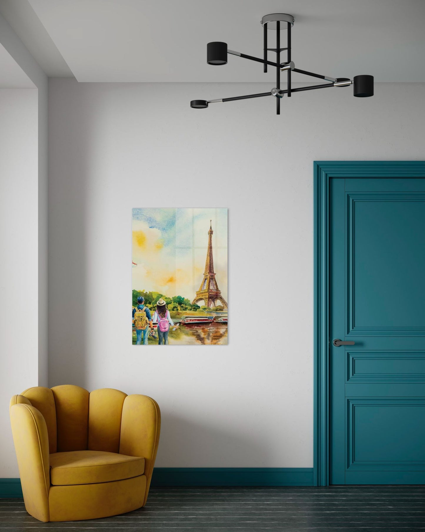 Vivantes Tempered Glass Wall Art - Paris Paris