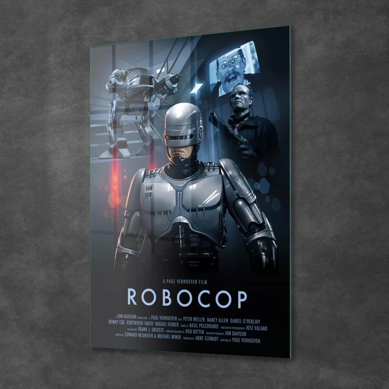 Vivantes Tempered Glass Wall Art - Robocop