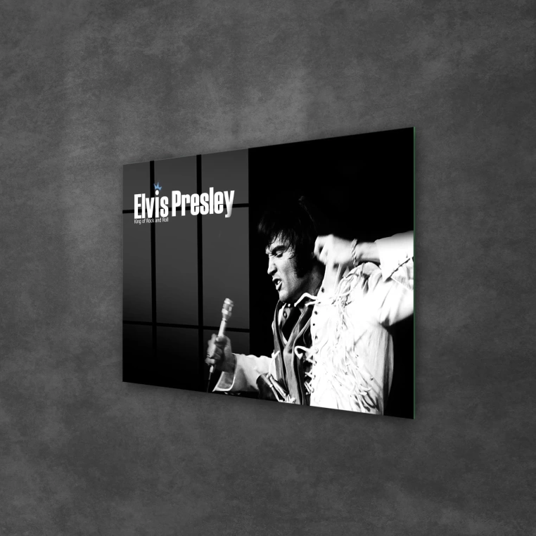 Vivantes Tempered Glass Wall Art - Elvis P