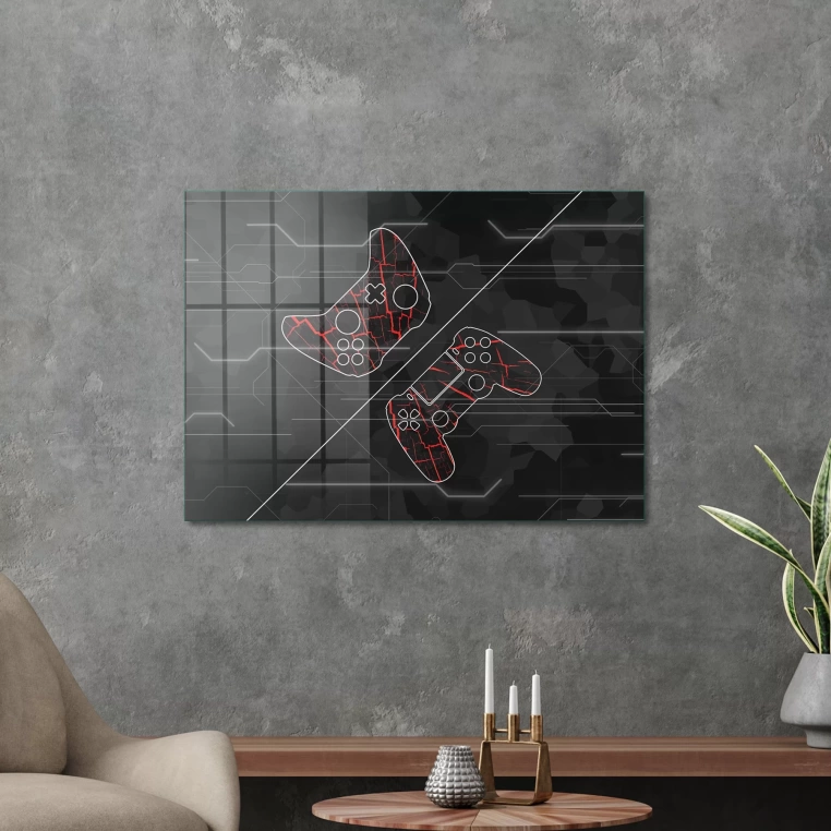 Vivantes Tempered Glass Wall Art - Gamers Dan