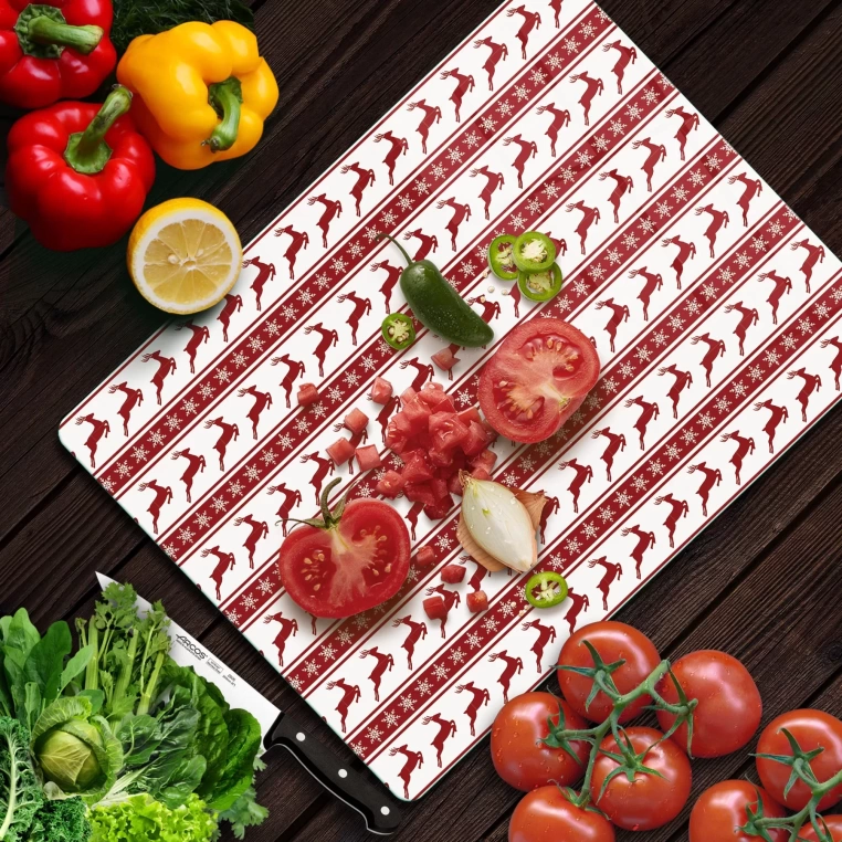 Tempered Glass Cutting Board - RedDears