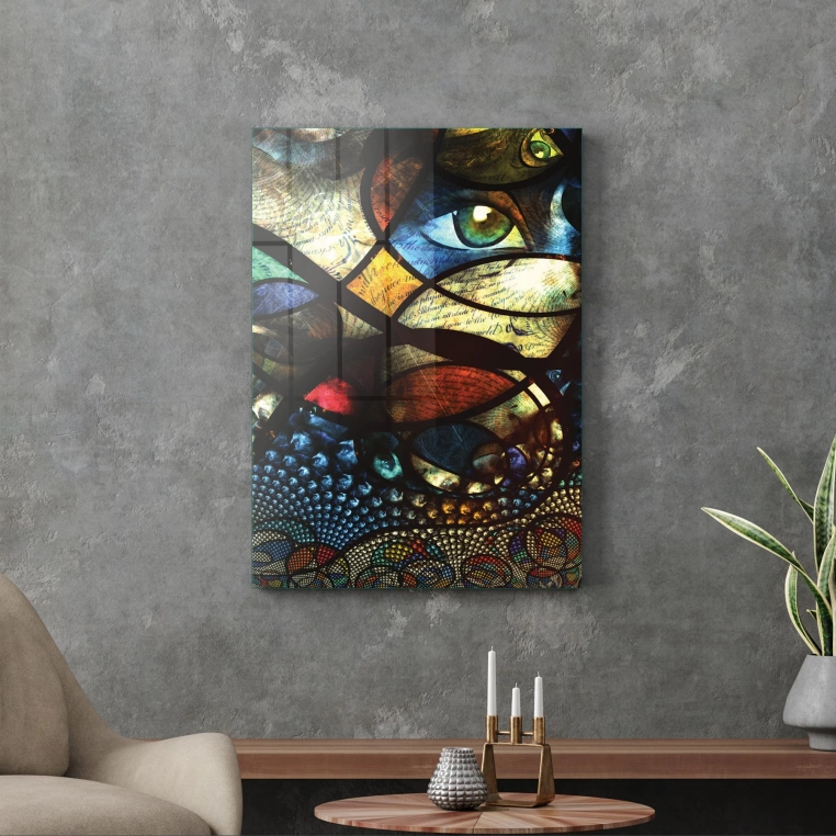 Vivantes Tempered Glass Wall Art - Mix Glass Art