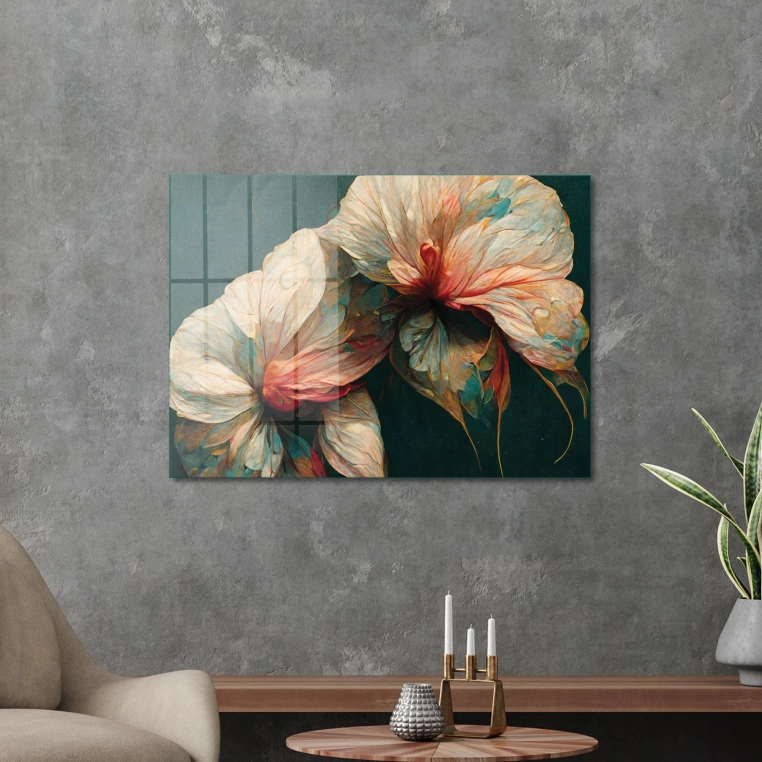 Vivantes Tempered Glass Wall Art - Wild Lilium