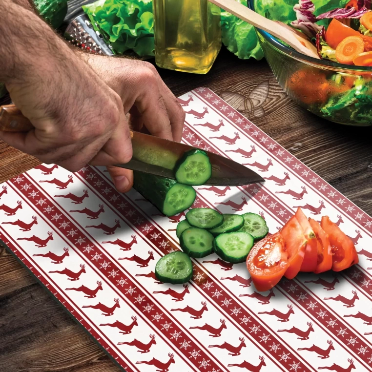 Tempered Glass Cutting Board - RedDears