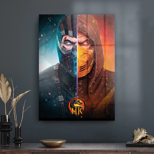 Vivantes Tempered Glass Wall Art - Mortal Kombat