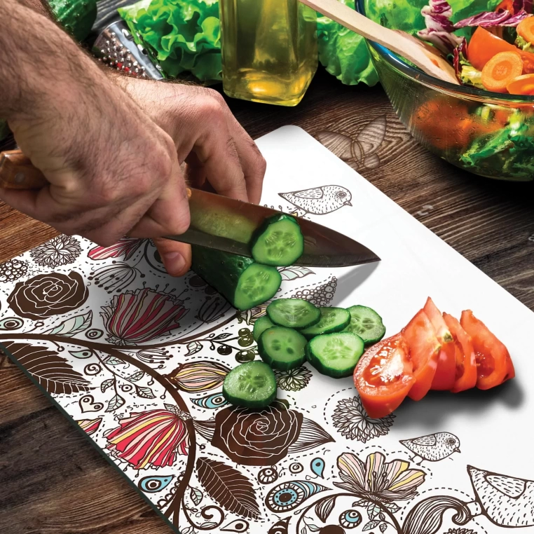 Tempered Glass Cutting Board - Wonderland