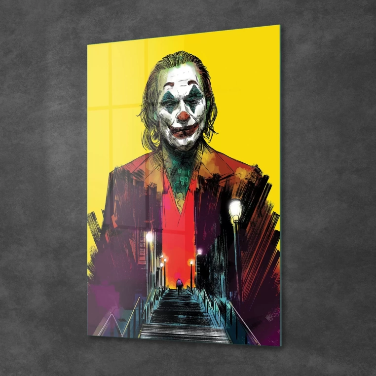 Vivantes Tempered Glass Wall Art - Joker Y