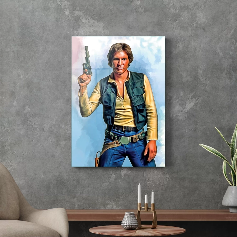 Vivantes Tempered Glass Wall Art - Han Solo