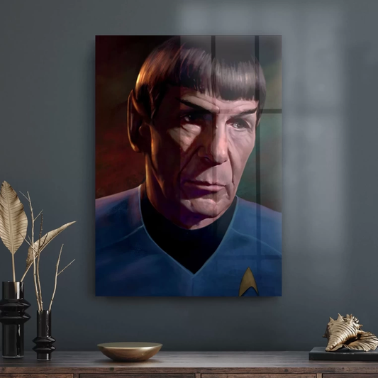 Vivantes Tempered Glass Wall Art - Star Trek Mr. Spock