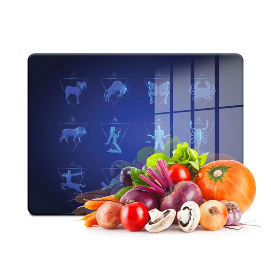 Tempered Glass Cutting Board - Horoscope