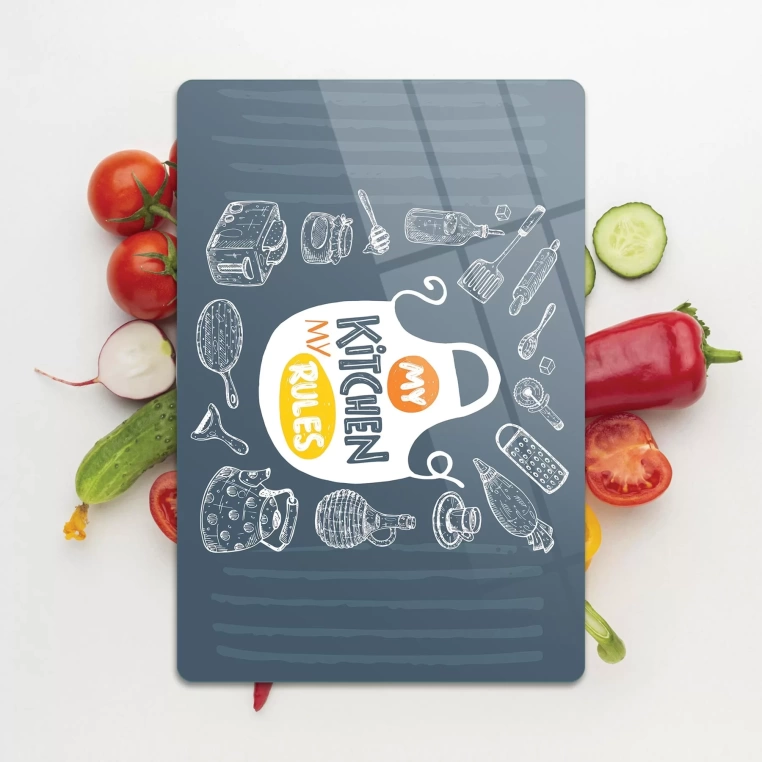 Tempered Glass Cutting Board - My Kitchen My Rules