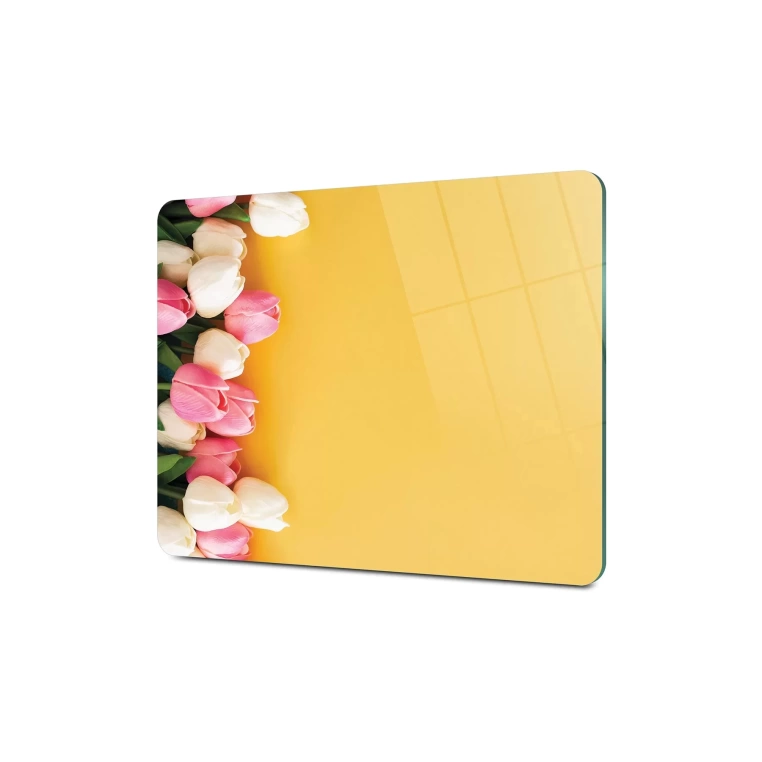 Tempered Glass Cutting Board - Dosen Tulips