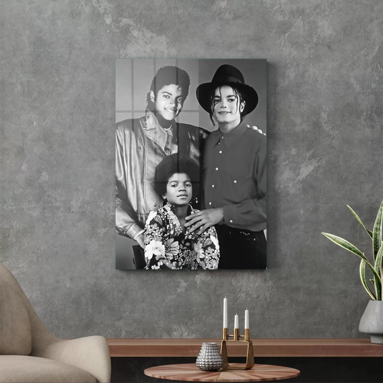 Vivantes Tempered Glass Wall Art - Michael Jackson