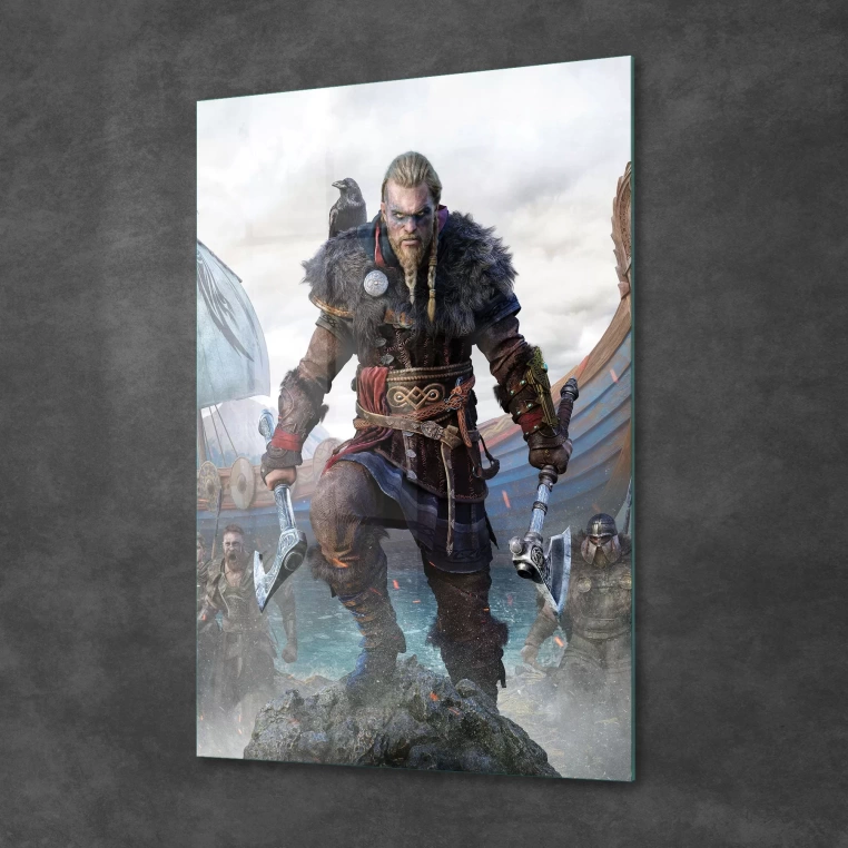 Vivantes Tempered Glass Wall Art - Assassin's Creed Valhalla P