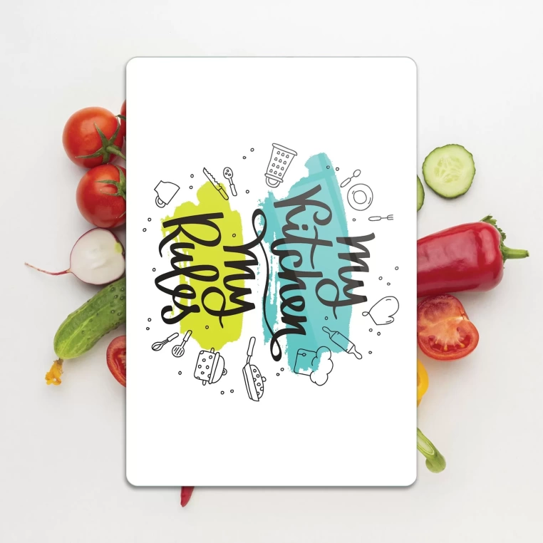 Tempered Glass Cutting Board - Kitchen Rules