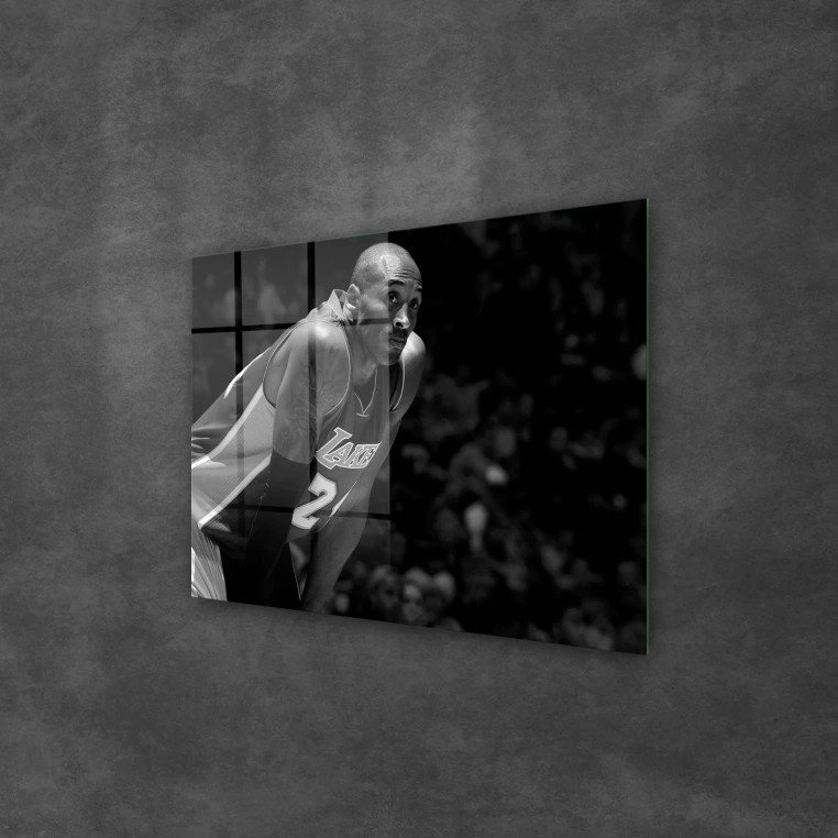 Vivantes Tempered Glass Wall Art - Kobe Bryant