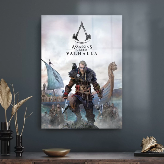 Vivantes Tempered Glass Wall Art - Assassin's Creed Valhalla