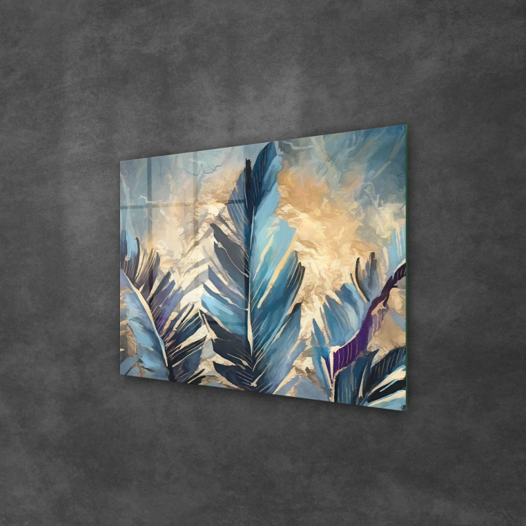 Vivantes Tempered Glass Wall Art - Retro Forest