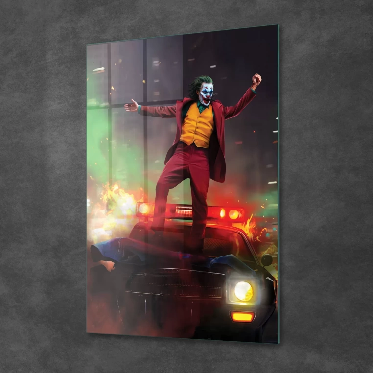 Vivantes Tempered Glass Wall Art - Joker P