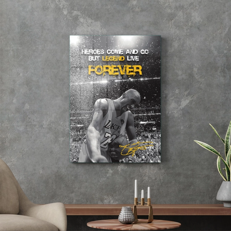 Vivantes Tempered Glass Wall Art - Kobe Bryant Legend