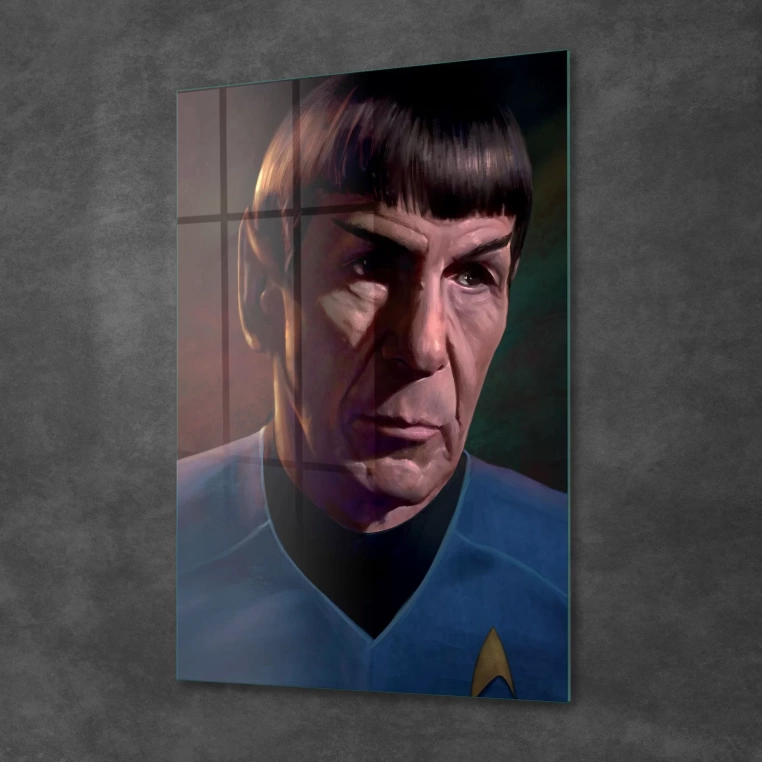 Vivantes Tempered Glass Wall Art - Star Trek Mr. Spock