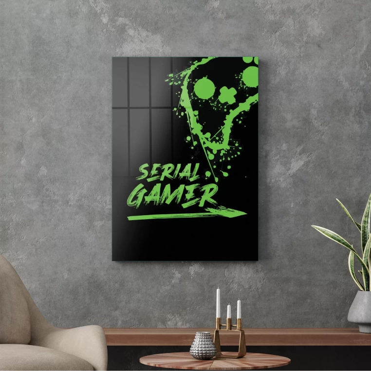 Vivantes Tempered Glass Wall Art - Serial Gamer