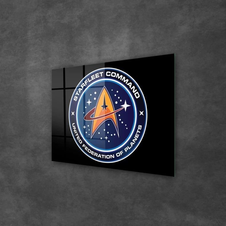 Vivantes Tempered Glass Wall Art - Starfleet Command