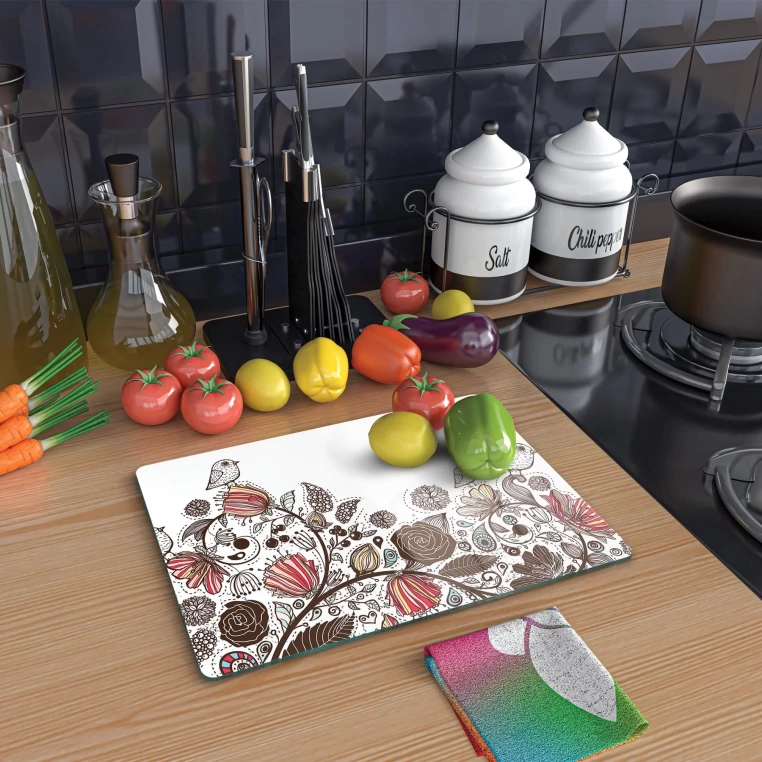 Tempered Glass Cutting Board - Wonderland