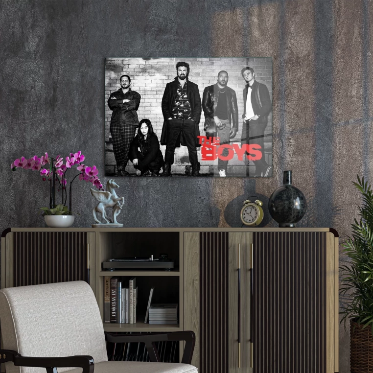 Vivantes Tempered Glass Wall Art - The Boys