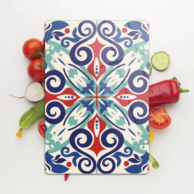 Tempered Glass Cutting Board - Mix Motifs