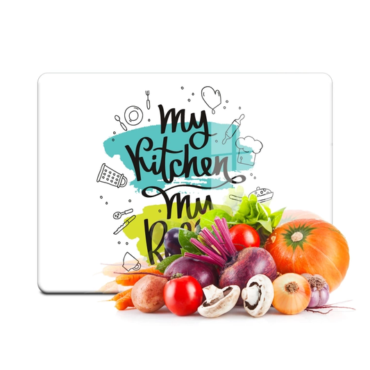 Tempered Glass Cutting Board - Kitchen Rules