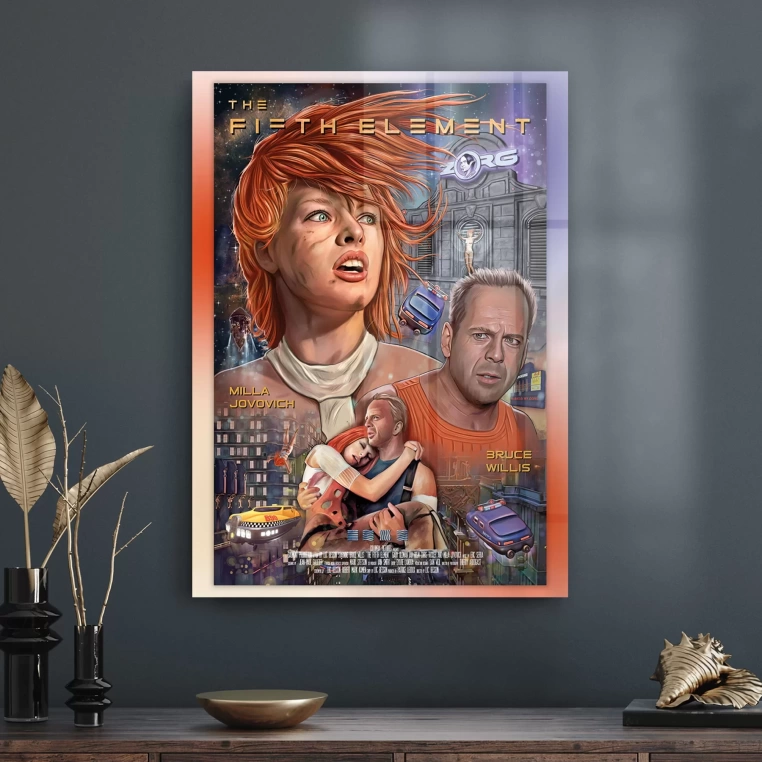 Vivantes Tempered Glass Wall Art - Fifth Element